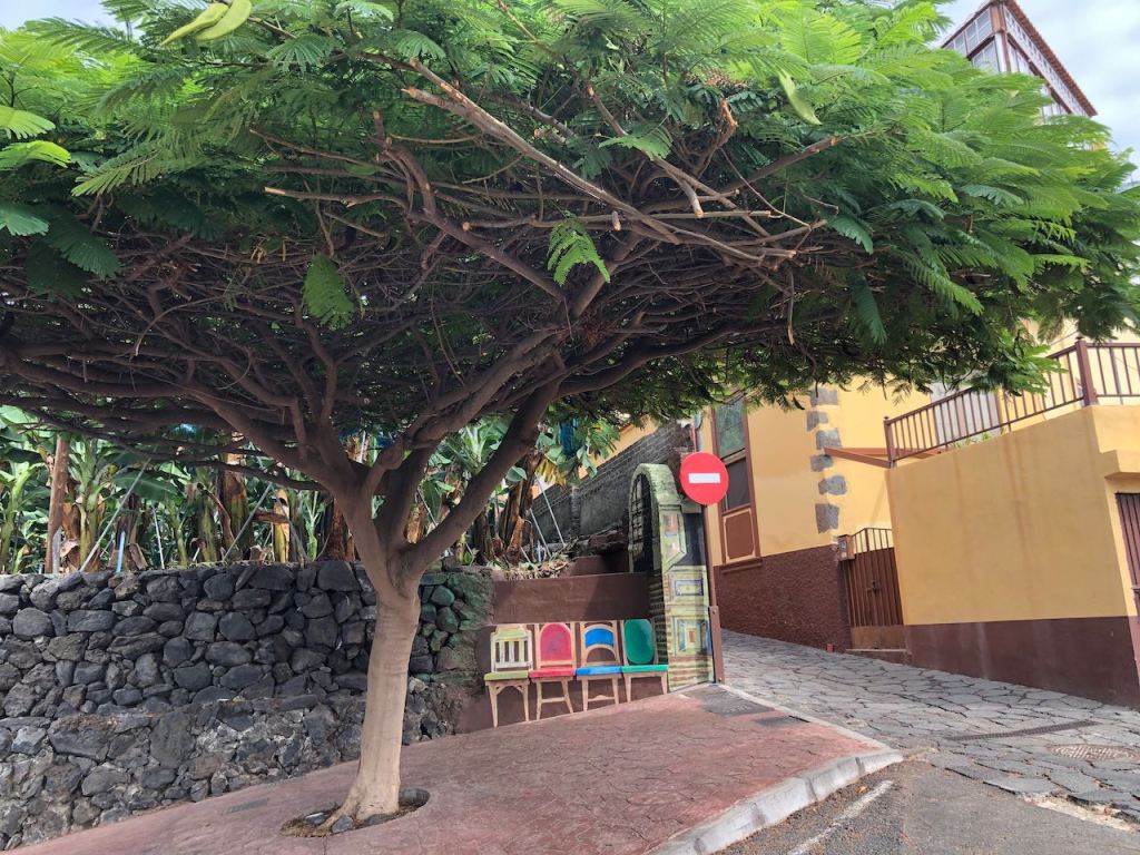 I liked the chair painted bench