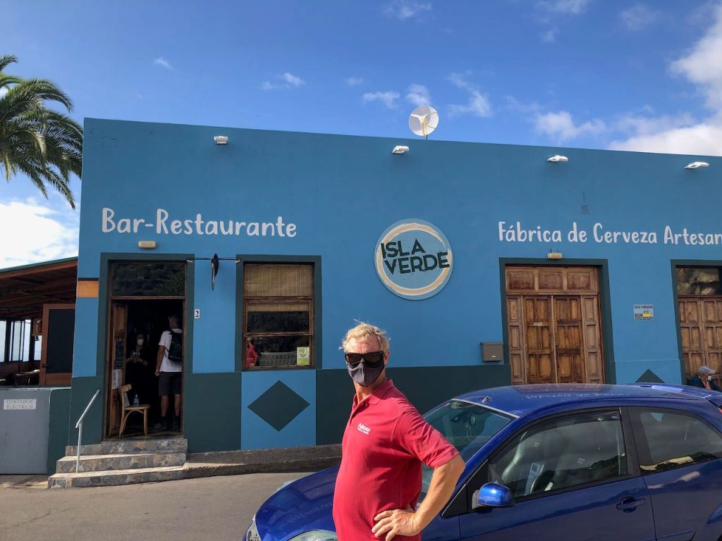 happy arrival at Isla Verde