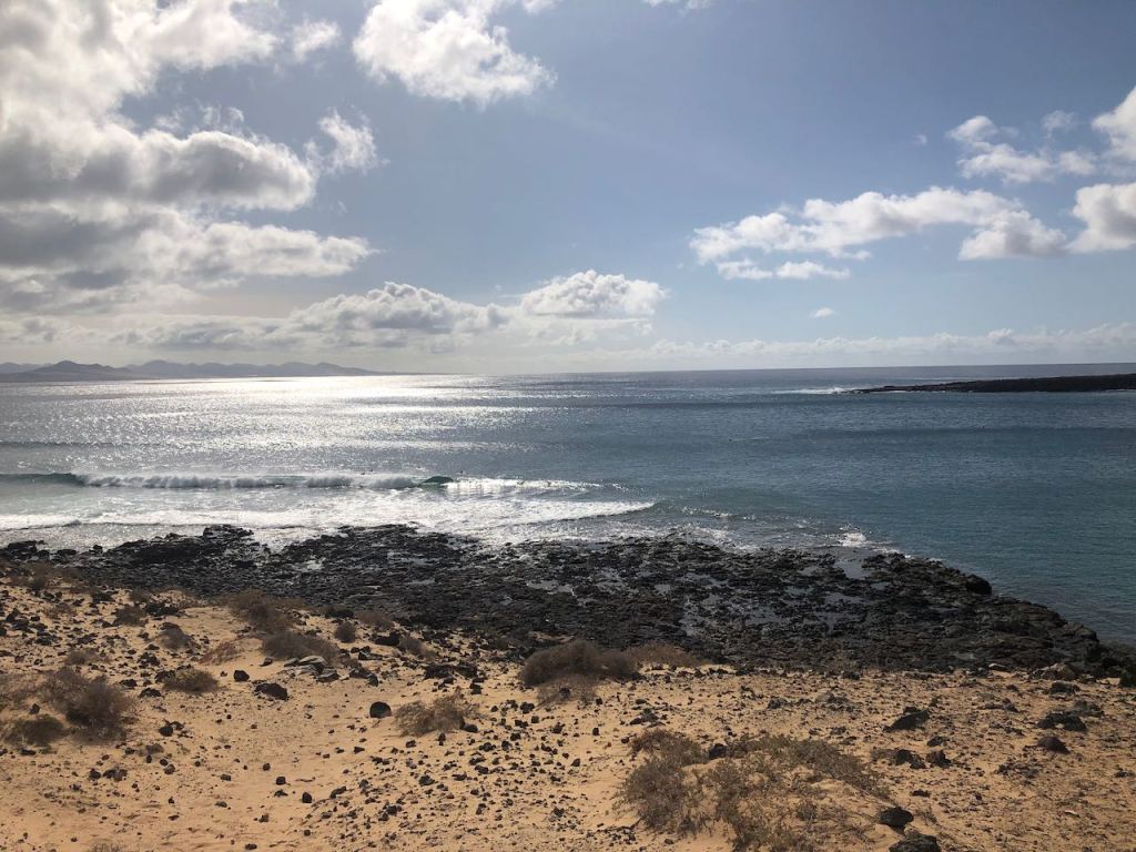 a great view to the northern part of Lanzarote