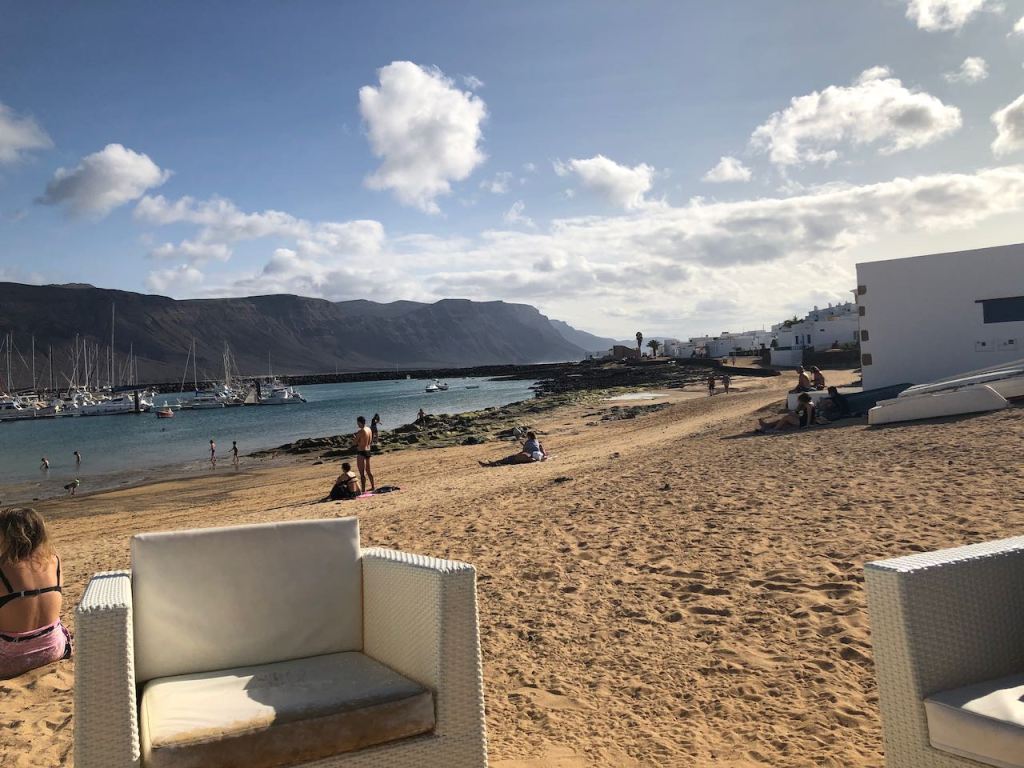 the beach at the village 