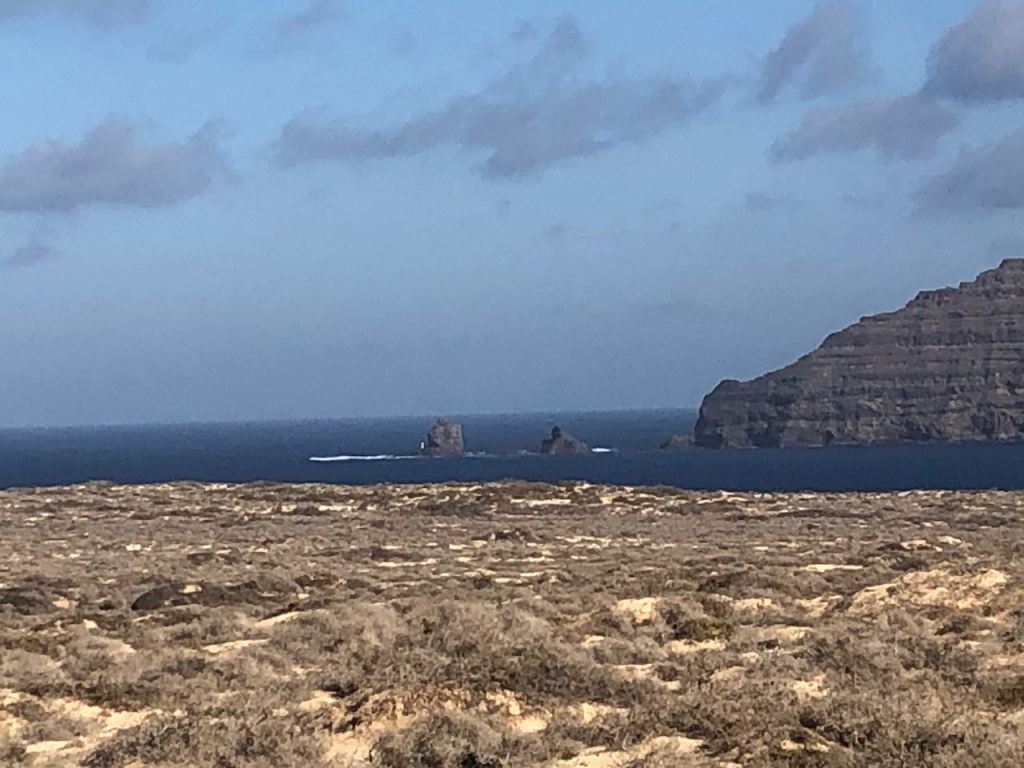 the very northern tip of Lanzarote 