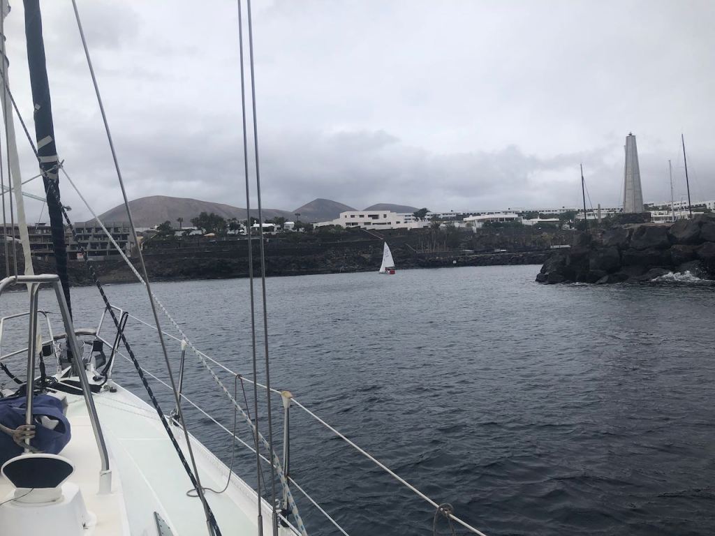 and the entrance of Puerto Calero