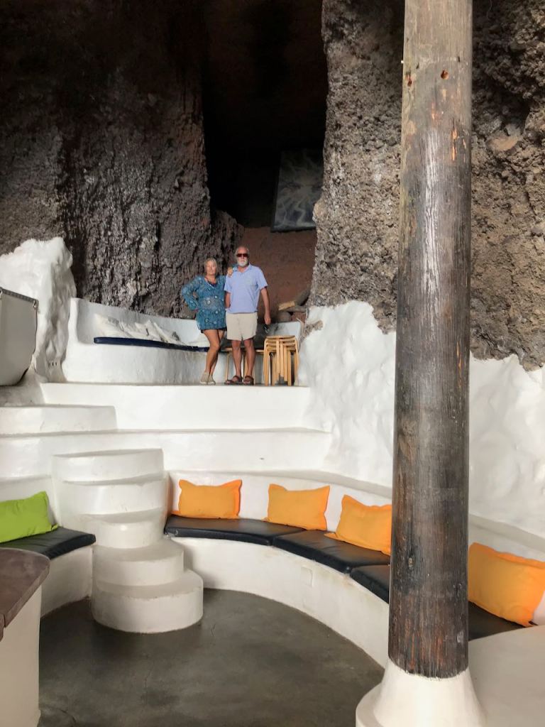 the party area of the house...